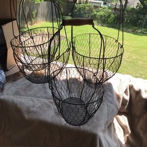 Set rustic baskets new
